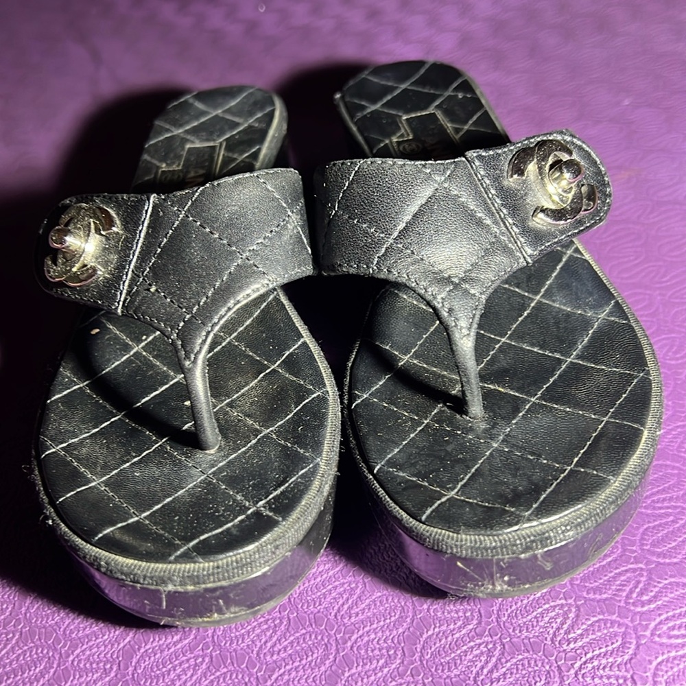 Chanel Black Women's Sandals